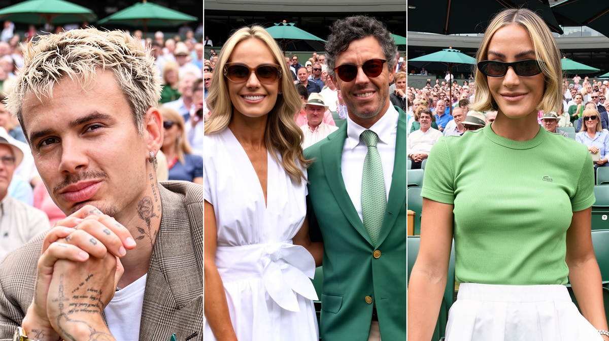 UED体育官网 - 24小时直击 | Wimbledon 2026 第3日：、Rory McIlroy与Frankie Bridge 现场观战 - UED体育
